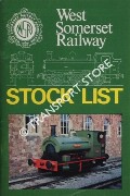 Book cover of West Somerset Railway Stock Book by SMITH, Keith